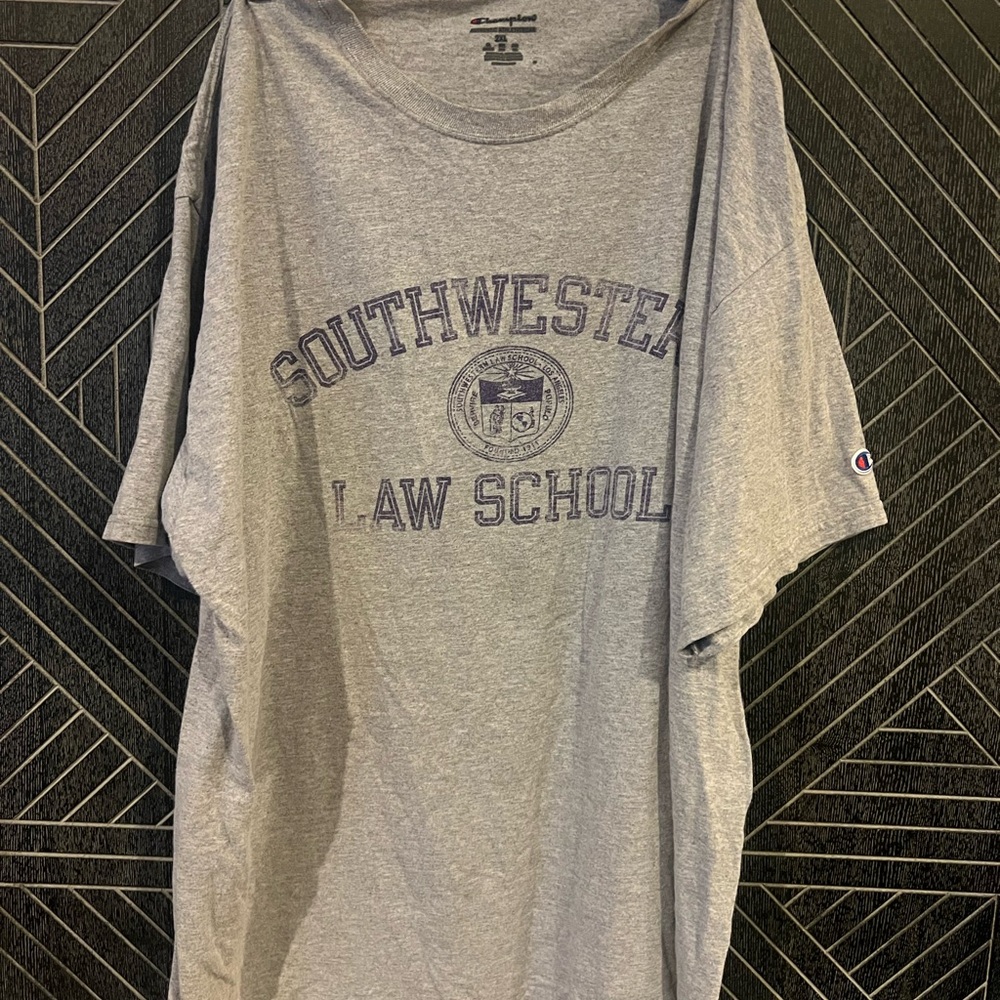 Champion Gray Southwestern Law School T-Shirt
